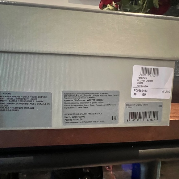 Tom Ford High Sandals: Lock & Key. EU size 38. Fits Size 7-7.5 - Picture 9 of 11